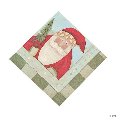 St. Nick Tidings Luncheon Napkins