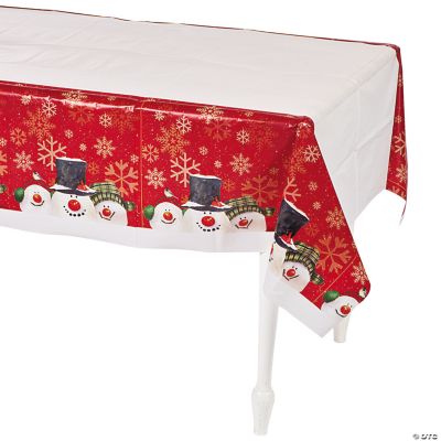 Snowman Carols Table Cover