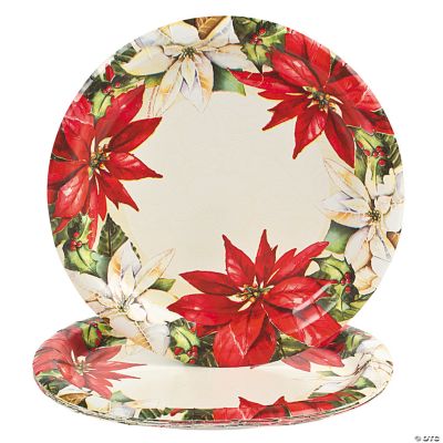 Poinsettia Dinner Plates