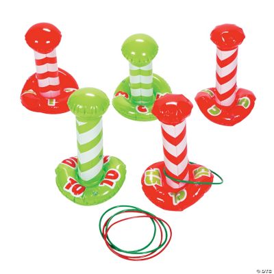 Inflatable North Pole Ring Toss Game