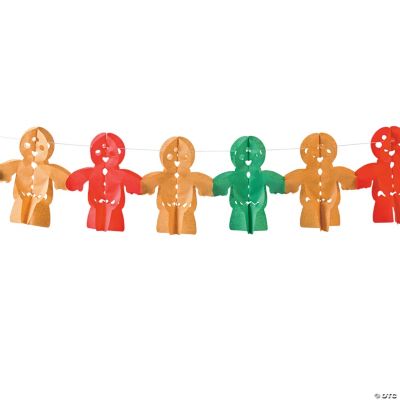 Gingerbread Tissue Garland