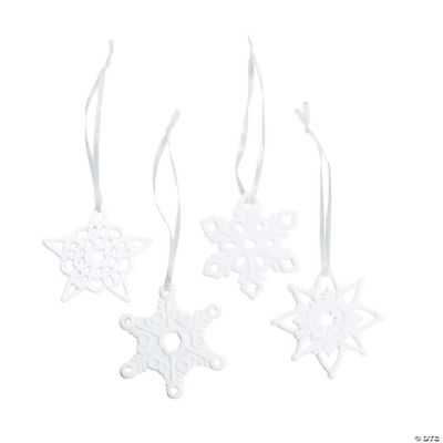 Jade Porcelain Snowflake Ornaments