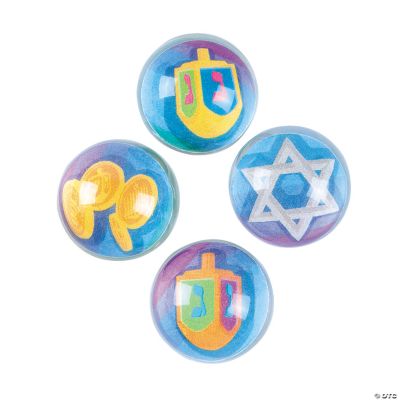12 Hanukkah Bouncing Balls