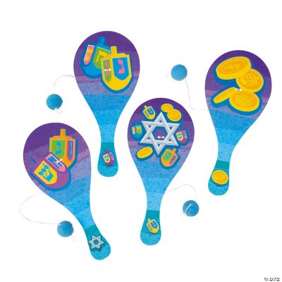 Hanukkah Paddleball Games