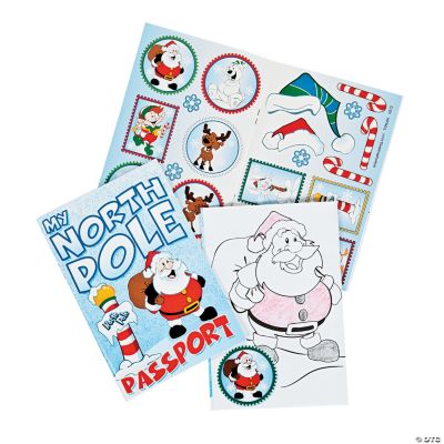 “My North Pole Passport” Sticker Books