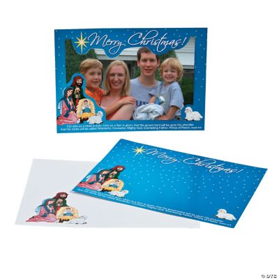 Christmas Religious Photo Frame Cards
