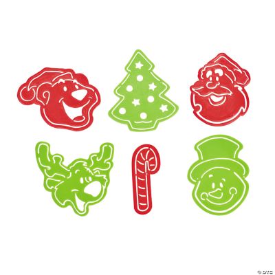 Christmas Character Stencil Bookmarks