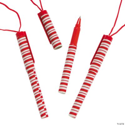 Candy Cane Pens On A Rope