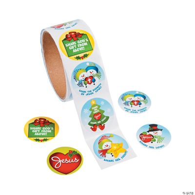 “Share His Light And Love” Roll Stickers