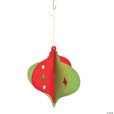 Make-A-3D Ornament Sticker Scenes