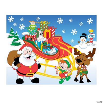 Fill Santa’s Sleigh Make-A-Sticker Scenes