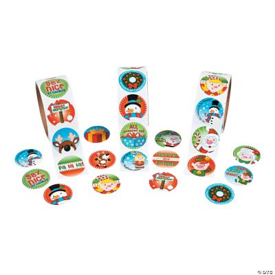 Christmas Roll Stickers