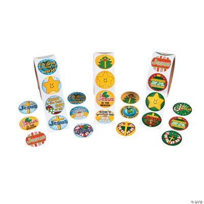 Christmas Religious Roll Stickers