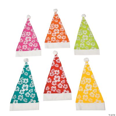 Hibiscus Santa Hats