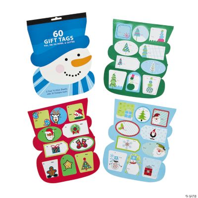 Snowman Gift Tag Book