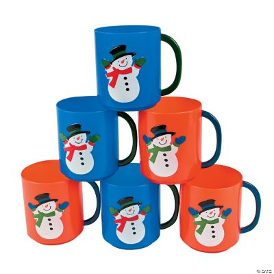 Winter Snowman Mugs
