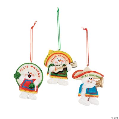 “Feliz Navidad!” Snowmen Ornaments