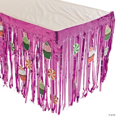 Sweet Treats Table Skirt With Cutouts