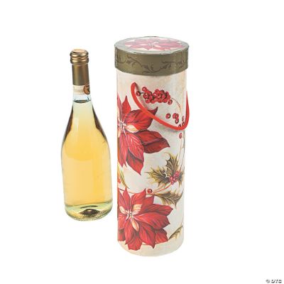 Poinsettia Wine Boxes