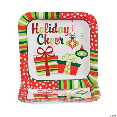 Bright Christmas Dinner Plates
