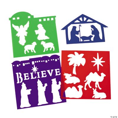 Nativity Die Cut Stencils