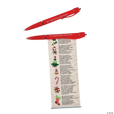 “The Night Before Christmas” Scroll Pens