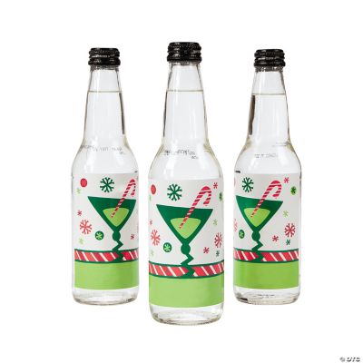 Holiday Cocktail Bottle Labels