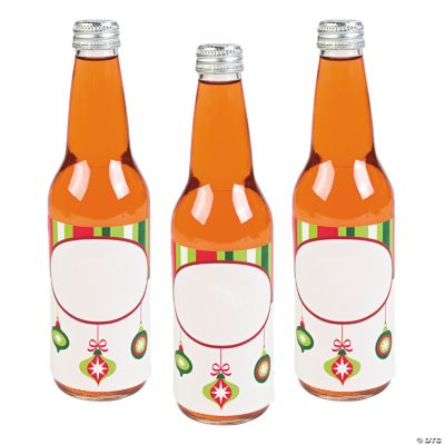 Christmas Ornament Bottle Labels