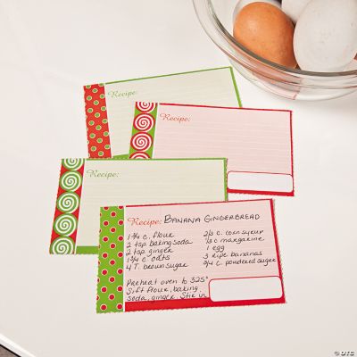 Christmas Recipe Cards
