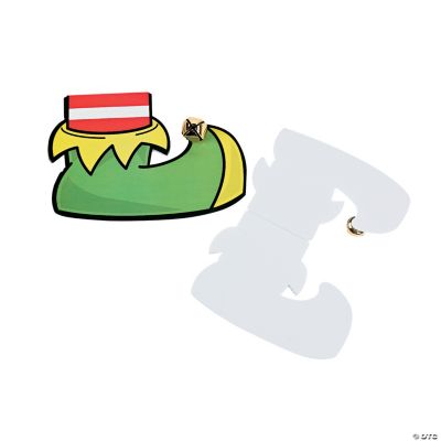Elf Shoe-Shaped Notepads With Jingle Bell