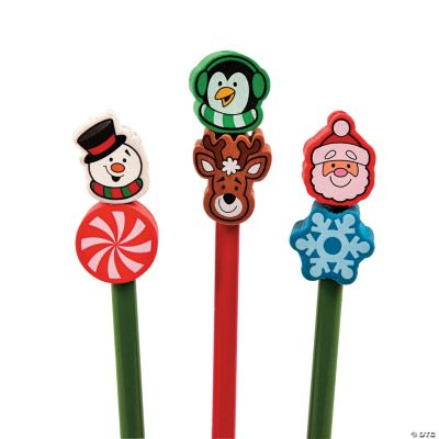 Christmas Stacking Erasers