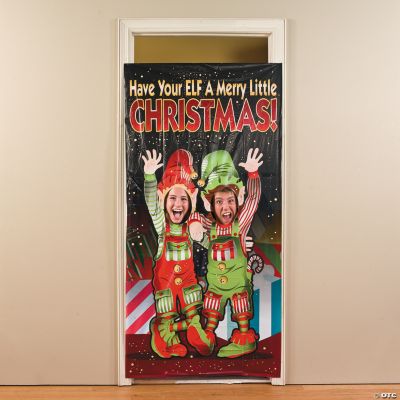 Elf Photo Door Banner
