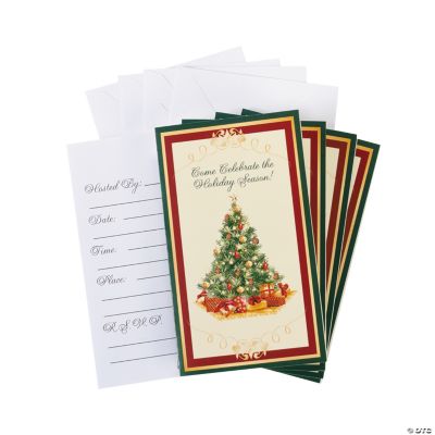 Christmas Tree Invitations