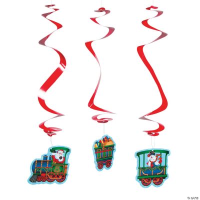Holiday Train Dangling Swirls