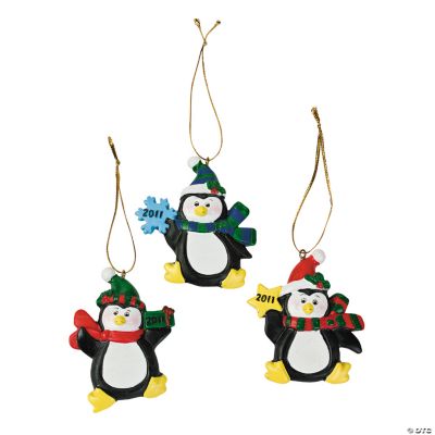 “2011” Penguin Ornaments