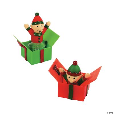 Elves In Present Pop-Ups