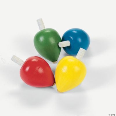 Christmas Bulb-Shaped Spin Tops