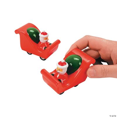Santa's Sleigh Pullback Racers