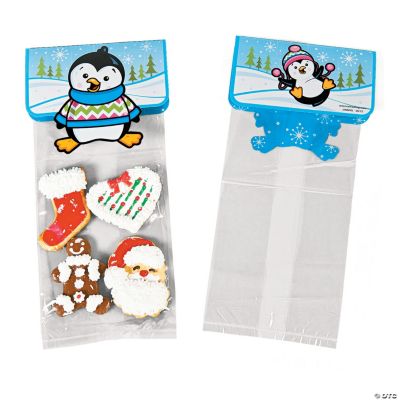Penguin Party Bags With Toppers