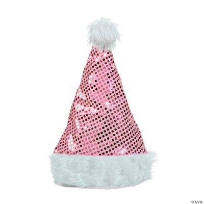 Pink Sequin Santa Hat Oriental Trading Discontinued