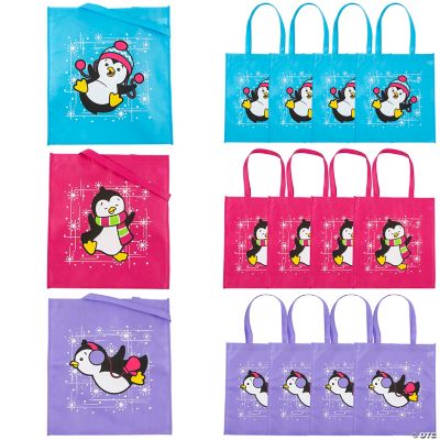 Large Penguin Tote Bags