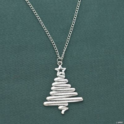 Zigzag Christmas Tree Necklace