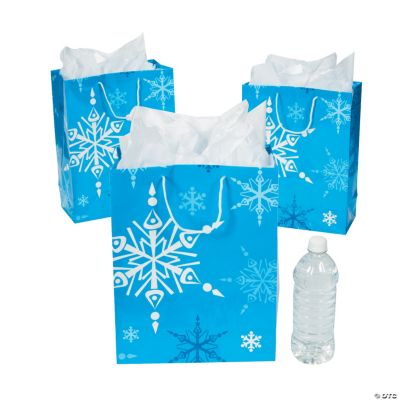 Large Blue & White Gift Bags