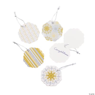 Gold & Silver Favor Tags