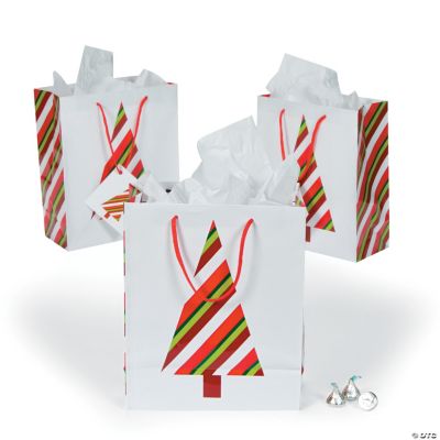 Medium Red & Green Gift Bags
