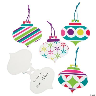 Bright Christmas Favor Tags