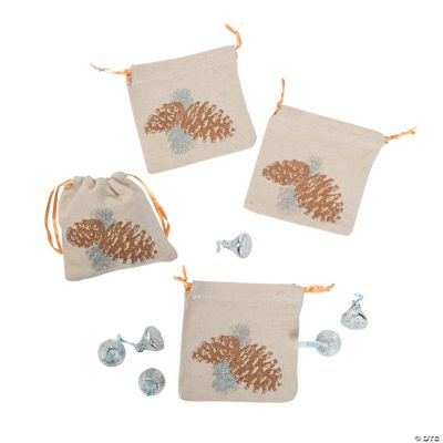 Winter Enchantment Drawstring Bags