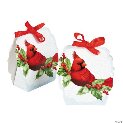 Cardinal & Holly Favor Boxes