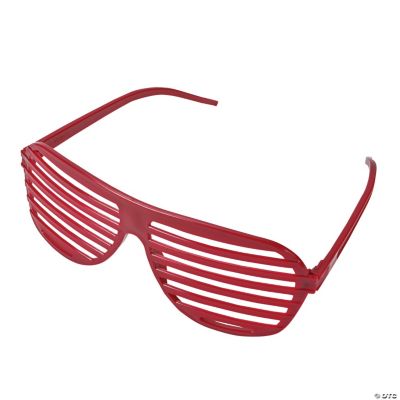 Burgundy Shutter Shading Glasses