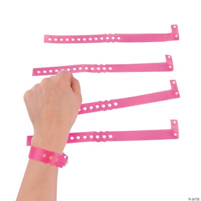 Neon Pink Wrist Tickets